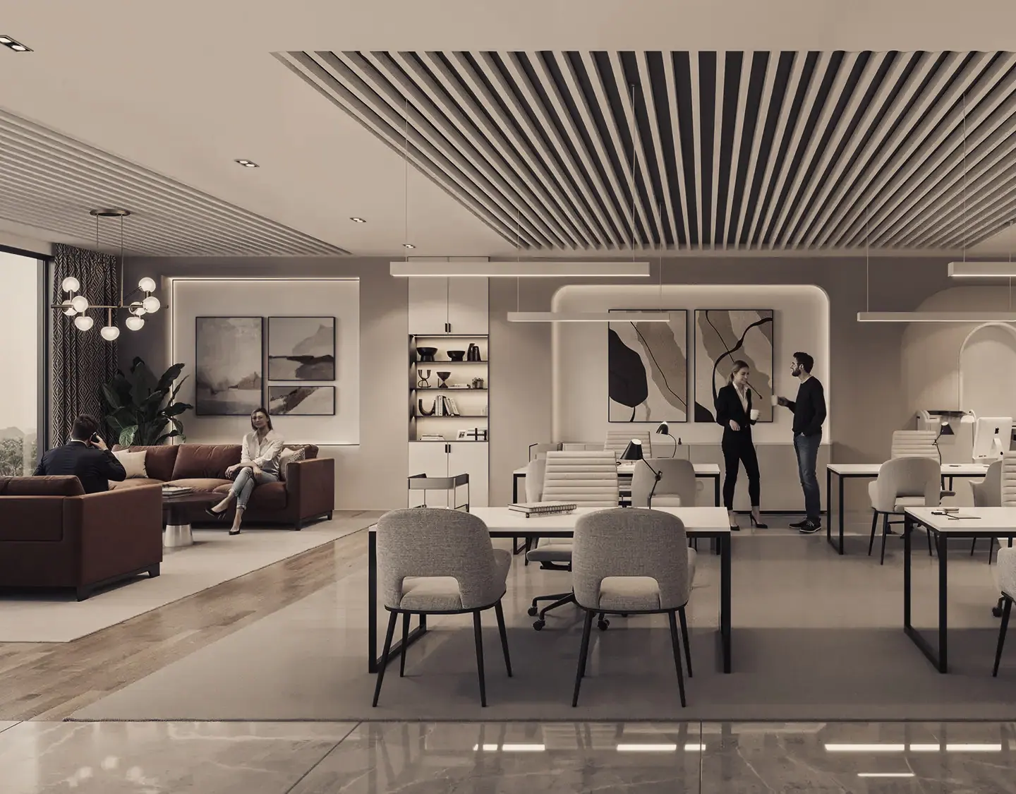 A private lounge