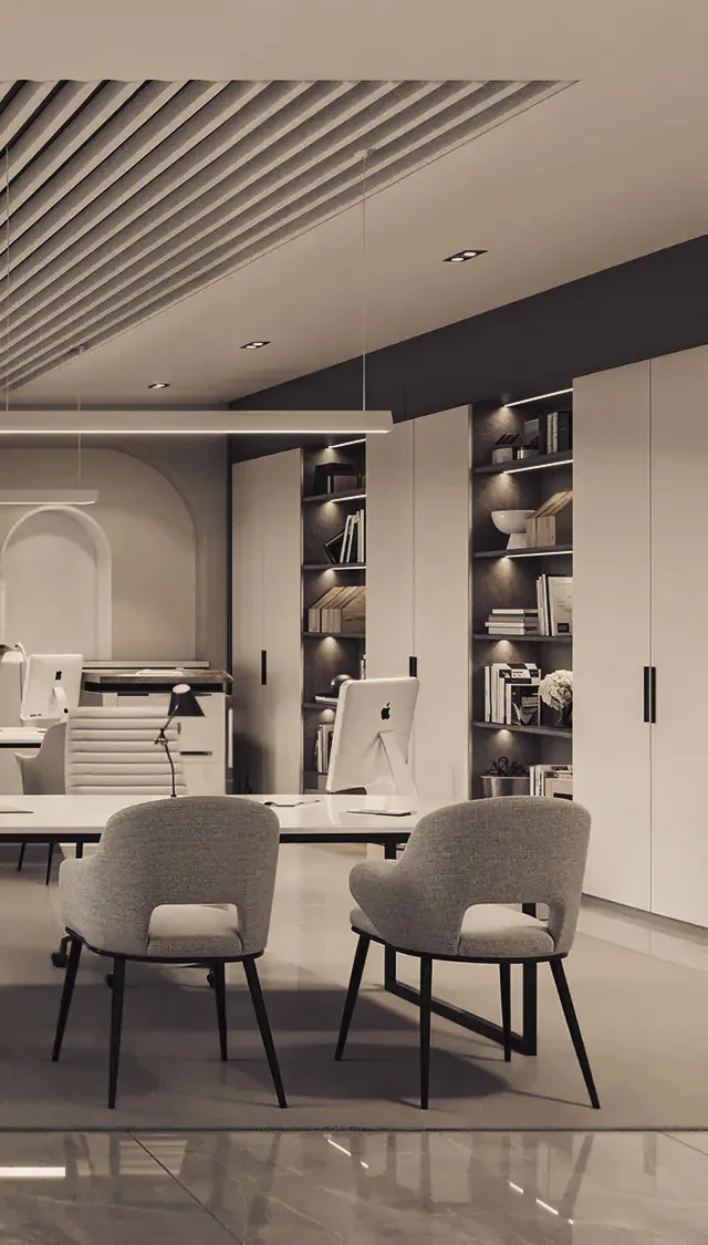 A corner of a private lounge